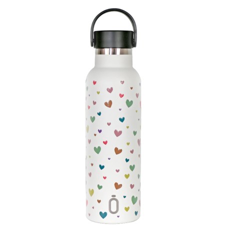 BOTTIGLIA TERMI.SPORT+T.STAND. 600 ml-7x7x25 CORAZONES CREMA