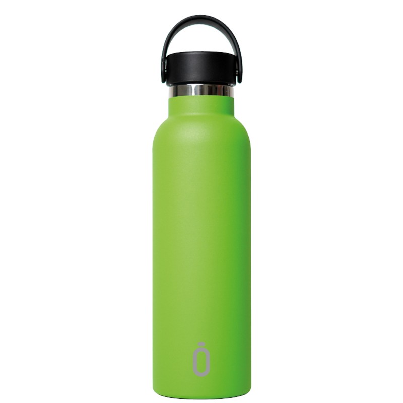 BOUTEILLE THERMIQU.SPORT+C.STA 600 ml-7x7x25 PLAIN VERT