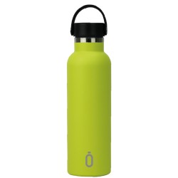 BOTTIGLIA TERMI.SPORT+T.STAND. 600 ml-7x7x25 PLAIN LIME