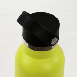 BOUTEILLE THERMIQU.SPORT+C.STA 600 ml-7x7x25 PLAIN CITRON VERT