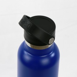 BOUTEILLE THERMIQU.SPORT+C.STA 600 ml-7x7x25 PLAIN BLEU RÉFLEXE