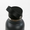 THERMAL BOTTLE SPORT+C.STAND. 600 ml-7x7x25 PLAIN ANTHRACITE