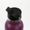 BOUTEILLE THERMIQU.SPORT+C.STA 600 ml-7x7x25 PLAIN AUBERGINE