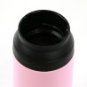 BOUTEILLE THERMIQUE CUP 350 ml-7x7x18 PLAIN ROSE