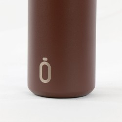 THERMAL BOTTLE CUP 350 ml-7x7x18 PLAIN COCOA