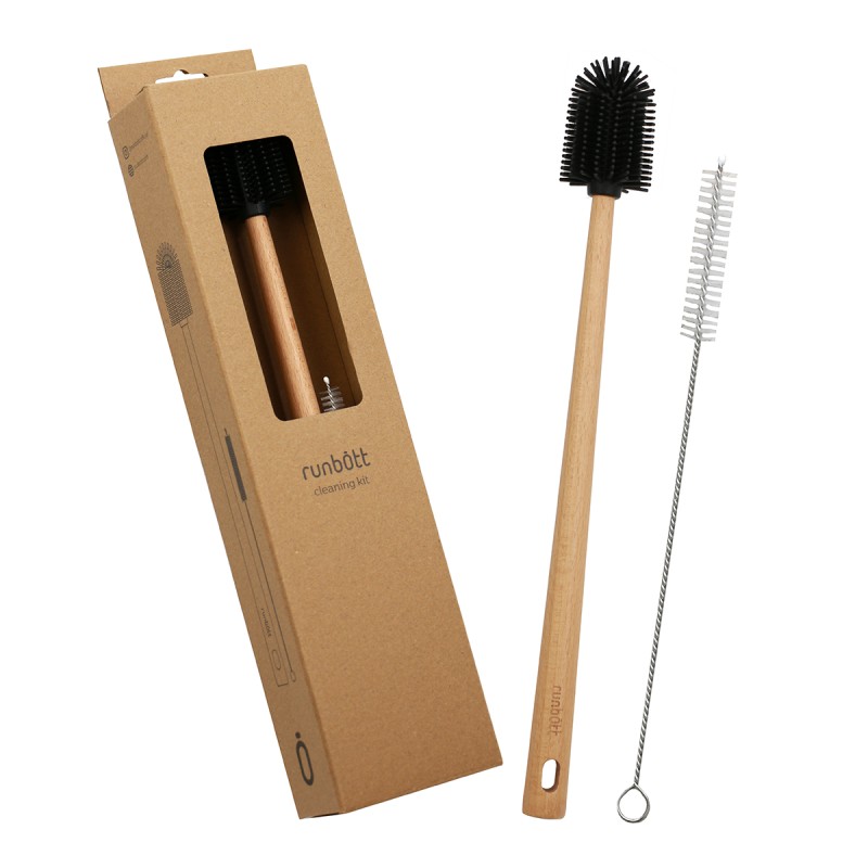 CLEANING KIT 2x36 CM PLAIN NERO