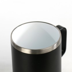 TAZZA 44 cl-8,5x8,5x11 PLAIN NERO