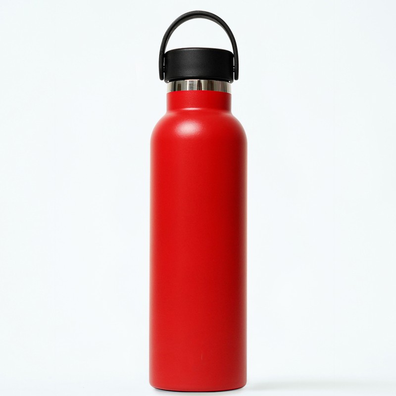 THERMAL BOTTLE SPORT+C.STAND. 600 ml-7x7x25 PLAIN EGGPLANT