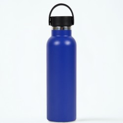 BOUTEILLE THERMIQU.SPORT+C.STA 600 ml-7x7x25 PLAIN AUBERGINE