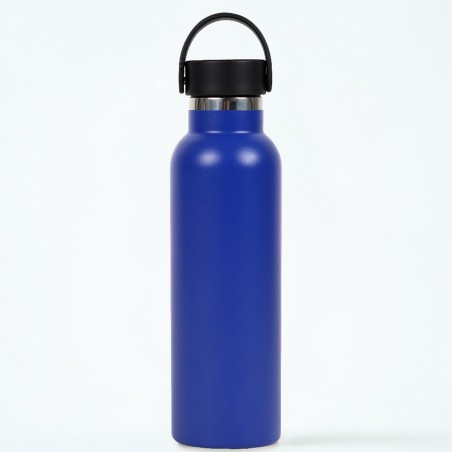 BOUTEILLE THERMIQU.SPORT+C.STA 600 ml-7x7x25 PLAIN AUBERGINE