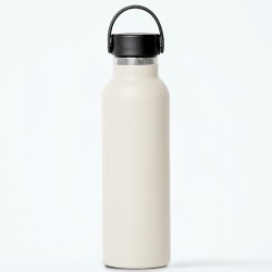 BOUTEILLE THERMIQU.SPORT+C.STA 600 ml-7x7x25 PLAIN AUBERGINE