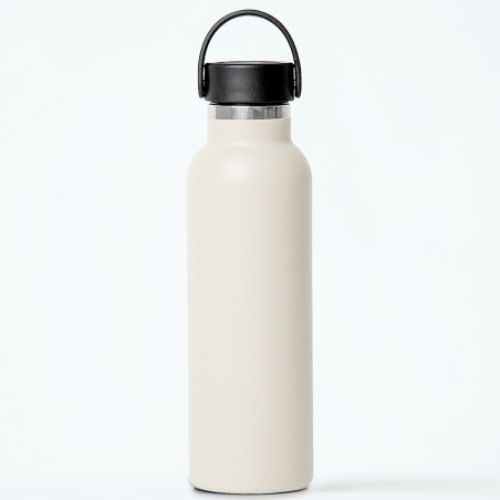 BOUTEILLE THERMIQU.SPORT+C.STA 600 ml-7x7x25 PLAIN AUBERGINE