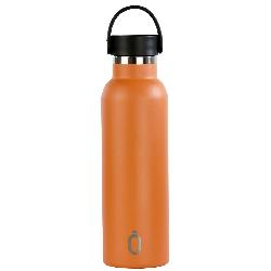 BOUTEILLE THERMIQU.SPORT+C.STA 600 ml-7x7x25 PLAIN ORANGE