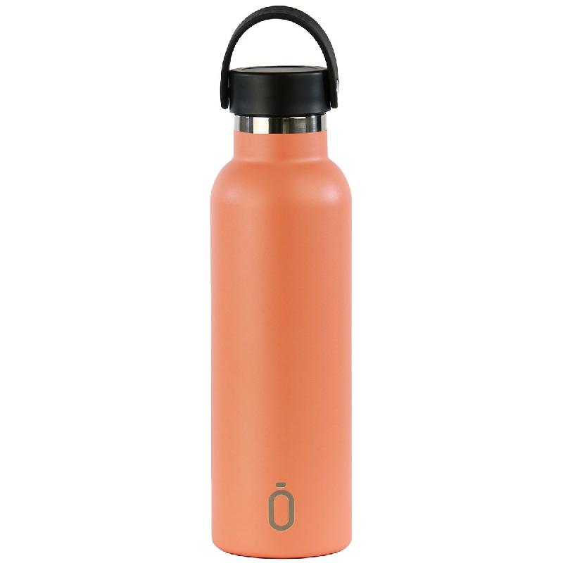 BOTTIGLIA TERMI.SPORT+T.STAND. 600 ml-7x7x25 PLAIN PAPAYA