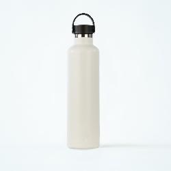 BOUTEILLE THERMIQU.SPORT+C.STA 1L-8.5x8.5x31.5 PLAIN CRÈME