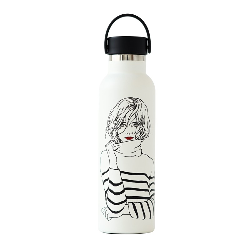 THERMAL BOTTLE SPORT+C.STAND. 600 ml-7x7x25 SARA HERRANZ INVIERNO