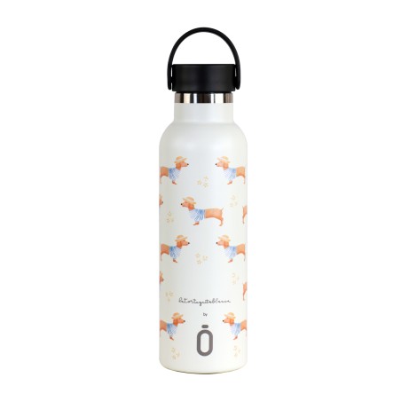 THERMAL BOTTLE SPORT+C.STAND. 600 ml-7x7x25 TORTUGUITA BCA DOGS