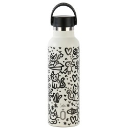 BOUTEILLE THERMIQU.SPORT+C.STA 600 ml-7x7x25 CARME SALA DOODLE NATA