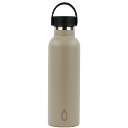 BOUTEILLE THERMIQU.SPORT+C.STA 600 ml-7x7x25 PLAIN CAQUI