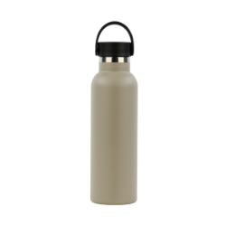 BOUTEILLE THERMIQU.SPORT+C.STA 600 ml-7x7x25 PLAIN CAQUI