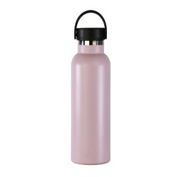 THERMAL BOTTLE SPORT+C.STAND. 600 ml-7x7x25 PLAIN ROSA EMPOLVADO