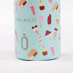 THERMAL BOTTLE SPORT+C.STAND. 600 ml-7x7x25 SARA MAESE ICE CREAM