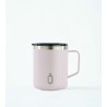 MUG 44 cl-8,5x8,5x11 PLAIN ROSA EMPOLVADO