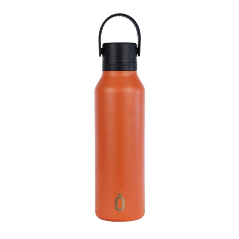 BOTELLA TERMO SPORT MII+T.ESTA 600 ml-7x7x25 PLAIN NARANJA