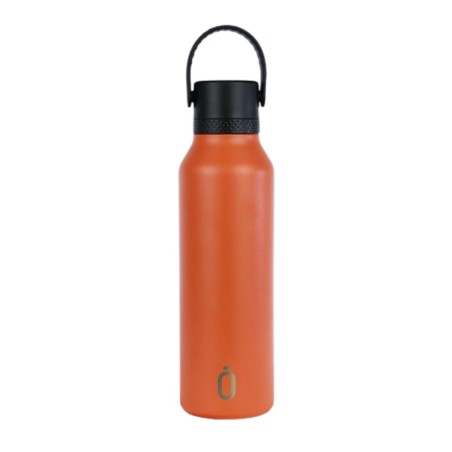 BOTTIGLIA TERMICA SPO.MII+T.ST 600 ml-7x7x25 PLAIN ARANCIO