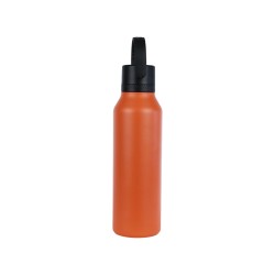 BOTELLA TERMO SPORT MII+T.ESTA 600 ml-7x7x25 PLAIN NARANJA