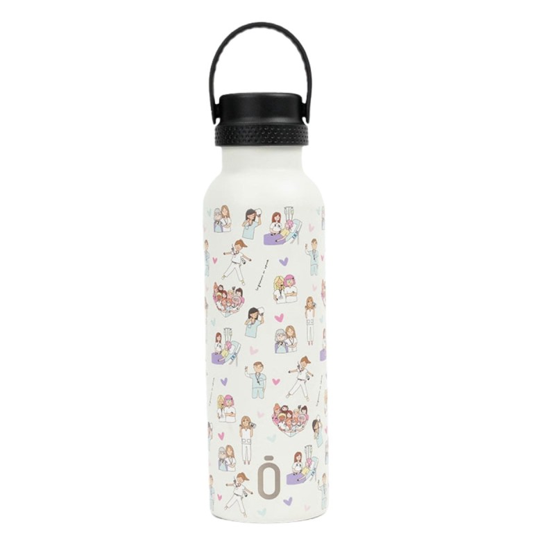 BOUTEILLE THERMIQU.SPORT+C.STA 600 ml-7x7x25 ENFERMERA EN APUROS LOVELY