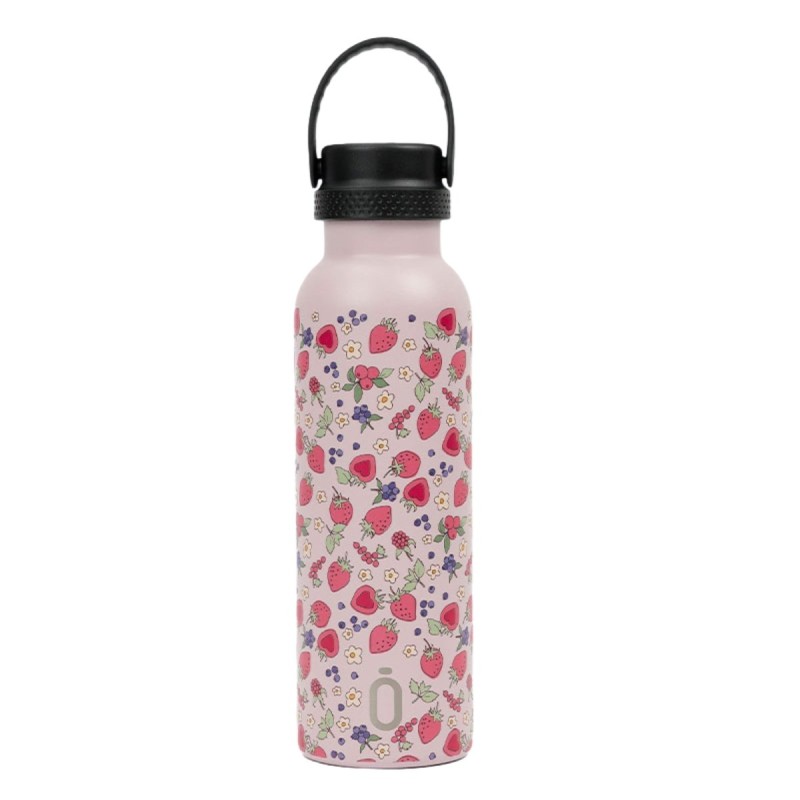 BOUTEILLE THERMIQU.SPORT+C.STA 600 ml-7x7x25 ENFERMERA EN APUROS STRAWBERRY