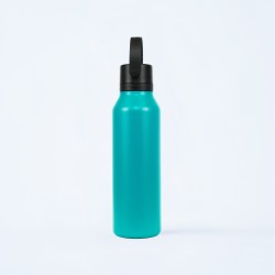 THERMAL BOTTLE SPORT MII+C.ST 600 ml-7x7x25 PLAIN EMERALD