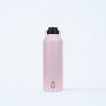 BOTELLA TERMO SPORT MII+T.ESTA 600 ml-7x7x25 PLAIN ROSA EMPOLVADO