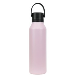 BOTTIGLIA TERMICA SPO.MII+T.ST 600 ml-7x7x25 PLAIN ROSA EMPOLVADO