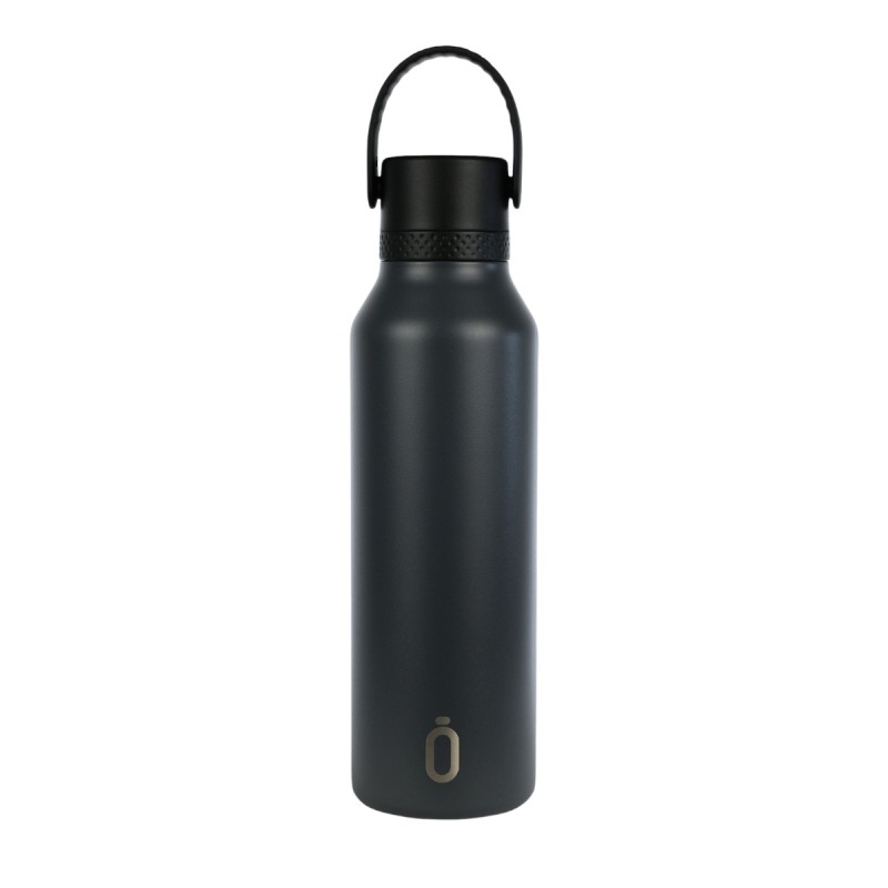 THERMAL BOTTLE SPORT MII+C.ST 600 ml-7x7x25 PLAIN ANTHRACITE