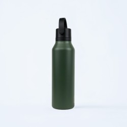 THERMAL BOTTLE SPORT MII+C.ST 600 ml-7x7x25 PLAIN PALM GREEN