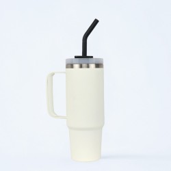 THERMAL BOTTLE LATT 800 ml - 14x23.8 CM PLAIN CREAM